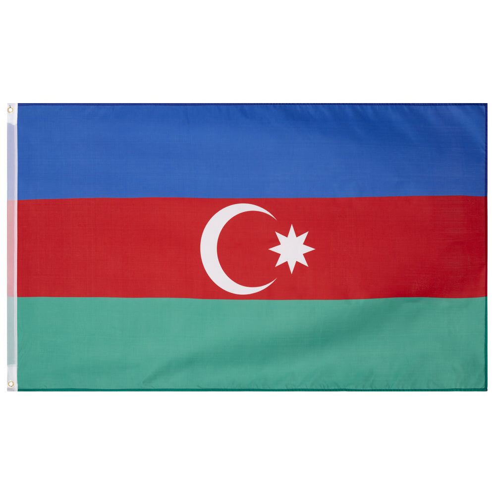 Aserbaidschan Flagge MUWO "Nations Together" 90 x 150 cm