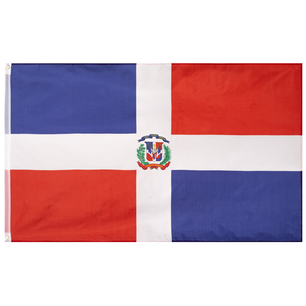 Dominikanische Republik Flagge MUWO "Nations Together" 90 x 150 cm