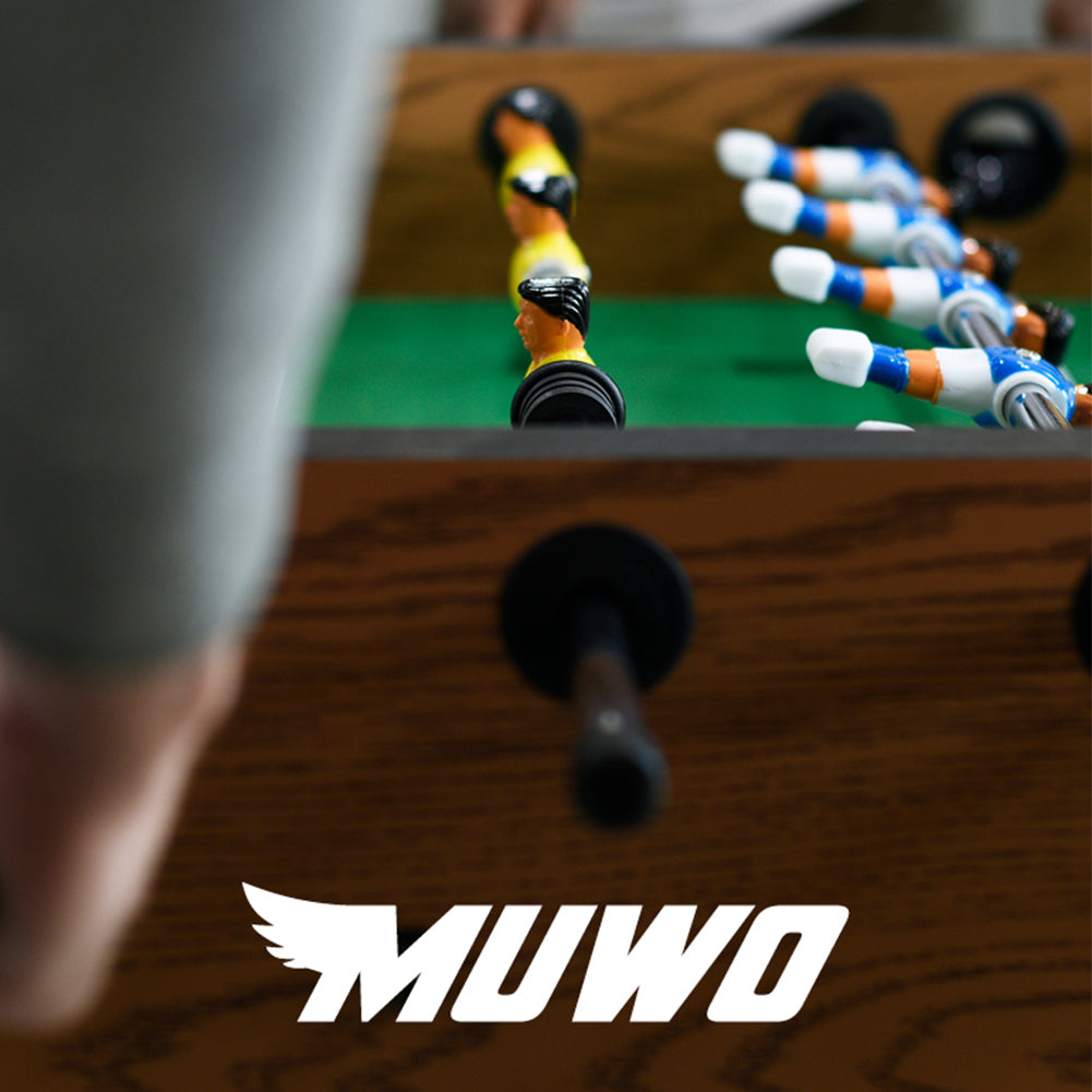 MUWO "Mondial" Indoor faltbarer Tischkicker weiß