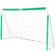 MUWO Fußballtor aus Stahl 240 x 150 cm grün/weiß – Einheitsgröße