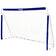 MUWO Fußballtor aus Stahl 240 x 150 cm blau/weiß – Einheitsgröße