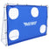 MUWO Fußballtor mit Torwand 217 x 153 cm blau – Einheitsgröße