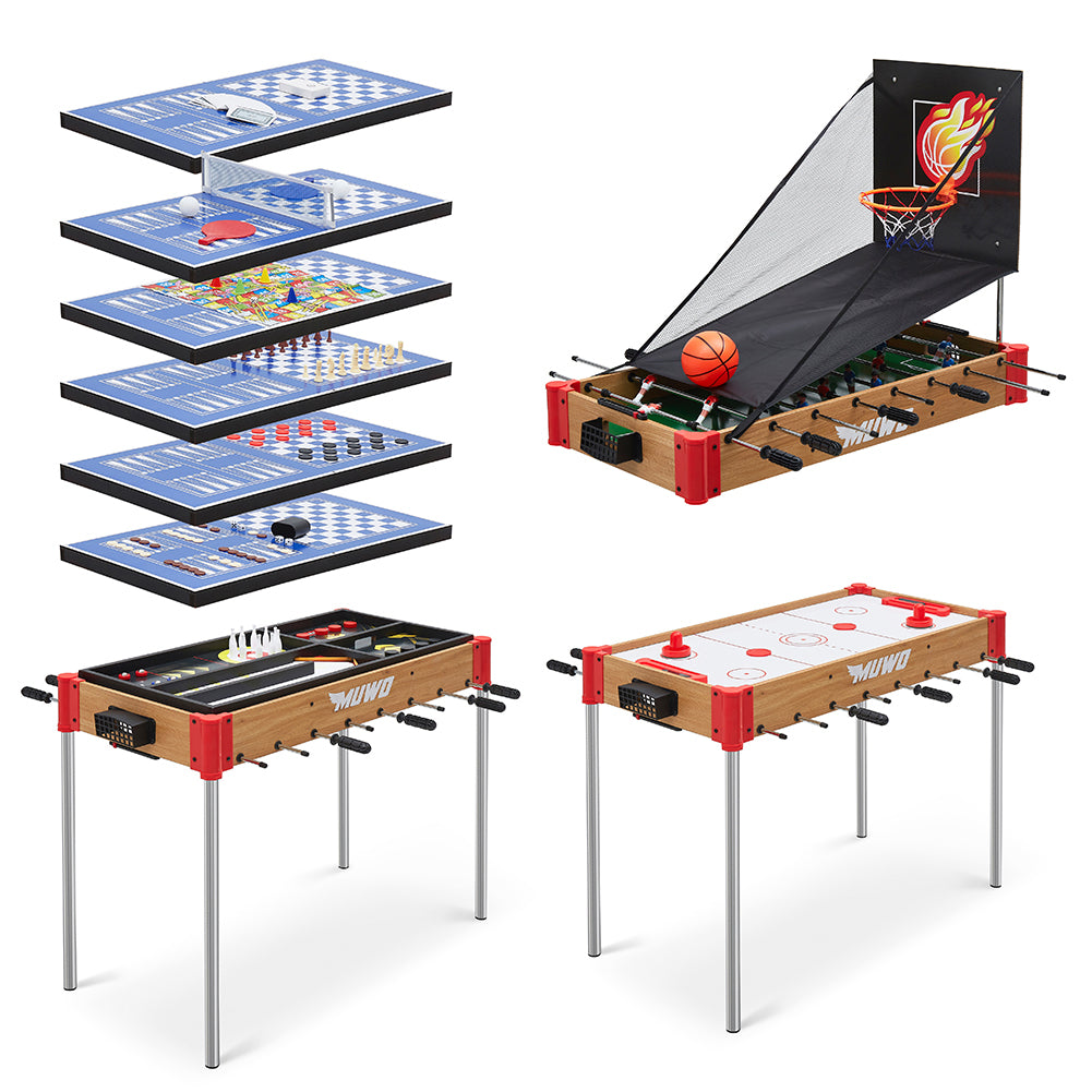 MUWO "Masterplay" 12-in-1 Multigame Spieletisch