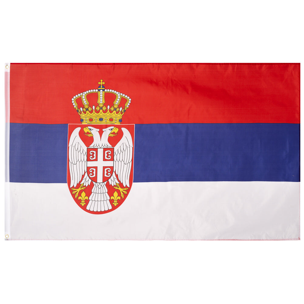 Serbien Flagge MUWO "Nations Together" 90 x 150 cm