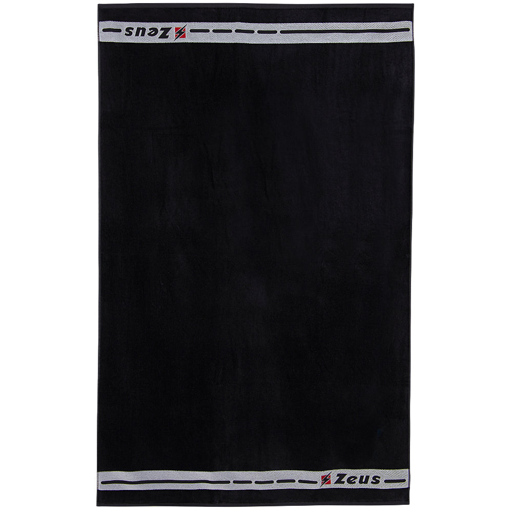 Zeus Badehandtuch Baumwolle 155 x 100 cm schwarz
