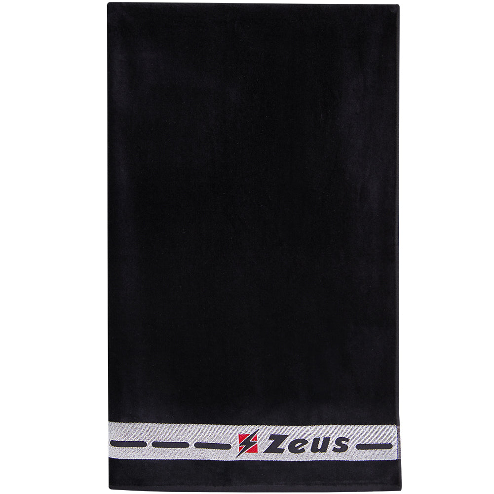 Zeus Badehandtuch Baumwolle 155 x 100 cm schwarz