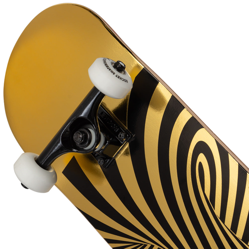 Rocket Twisted Foil Gold 7,50" Skateboard RKT-COM-1555