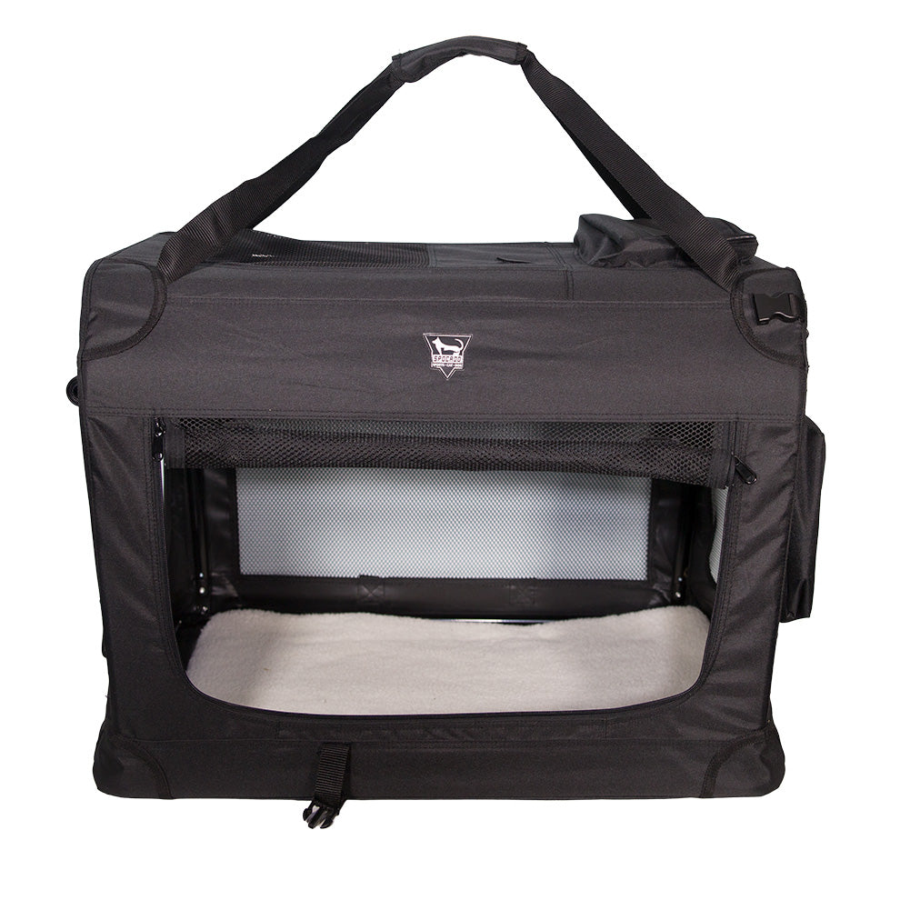 SPOCADO "Palace" Transporttasche für Tiere 92 x 64 x 64 cm schwarz
