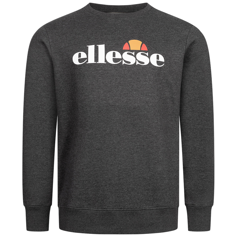 ellesse Kanya Crew Herren Sweatshirt SOP24044-Dk Grey
