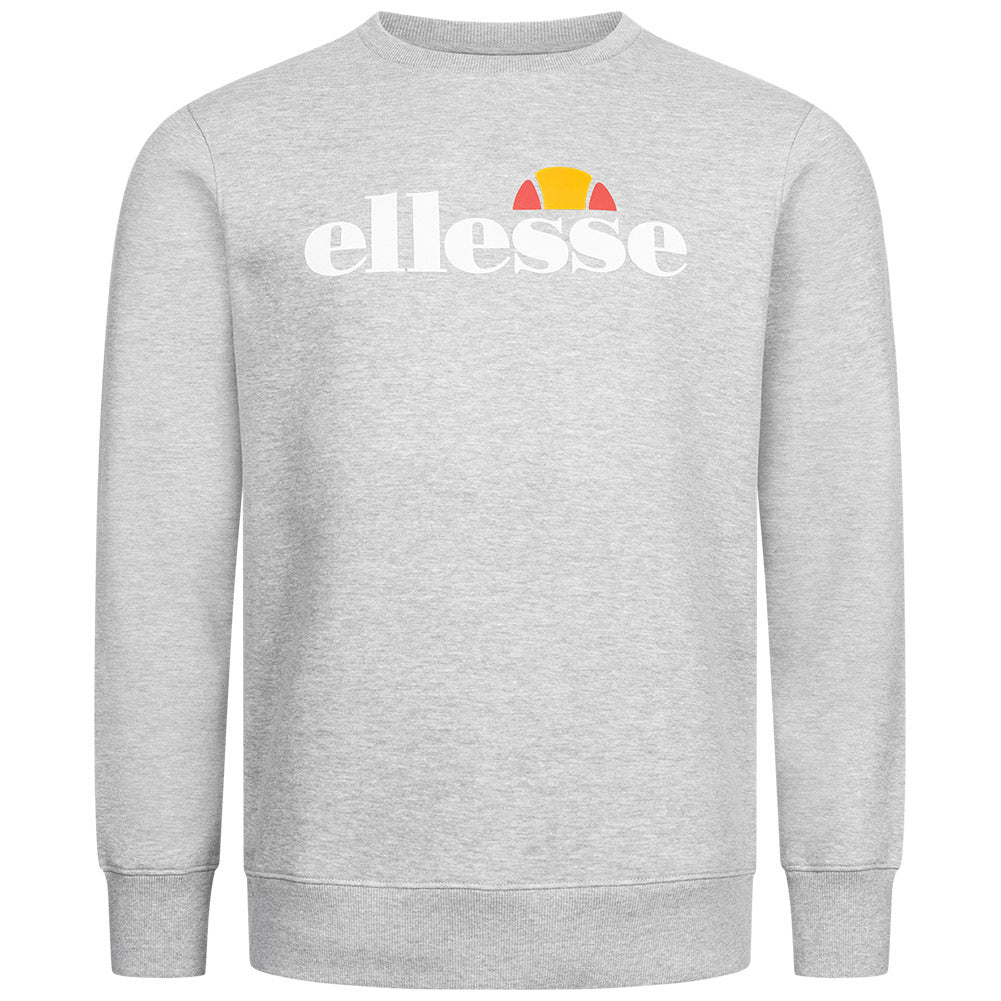ellesse Kanya Crew Herren Sweatshirt SOP24044-Lt Grey Marl