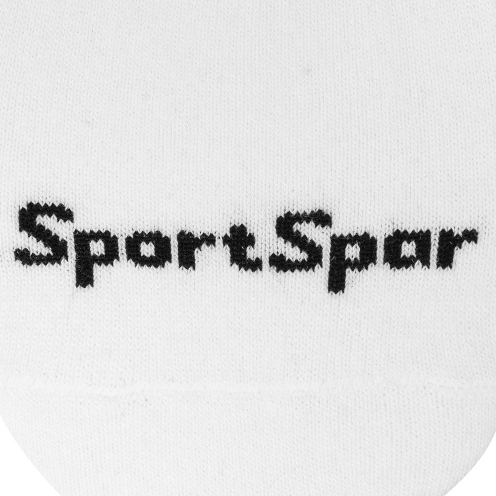 SportSpar.de "Sparlinge" Füßlinge Sneaker Socken 3 Paar weiß