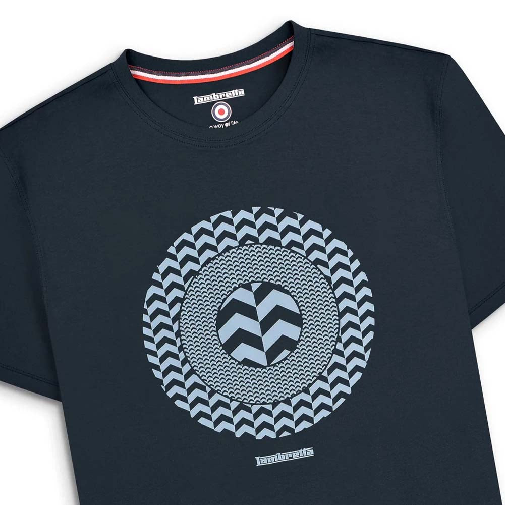 Lambretta Chevron Target Tee Herren T-Shirt SS1512-NAVY