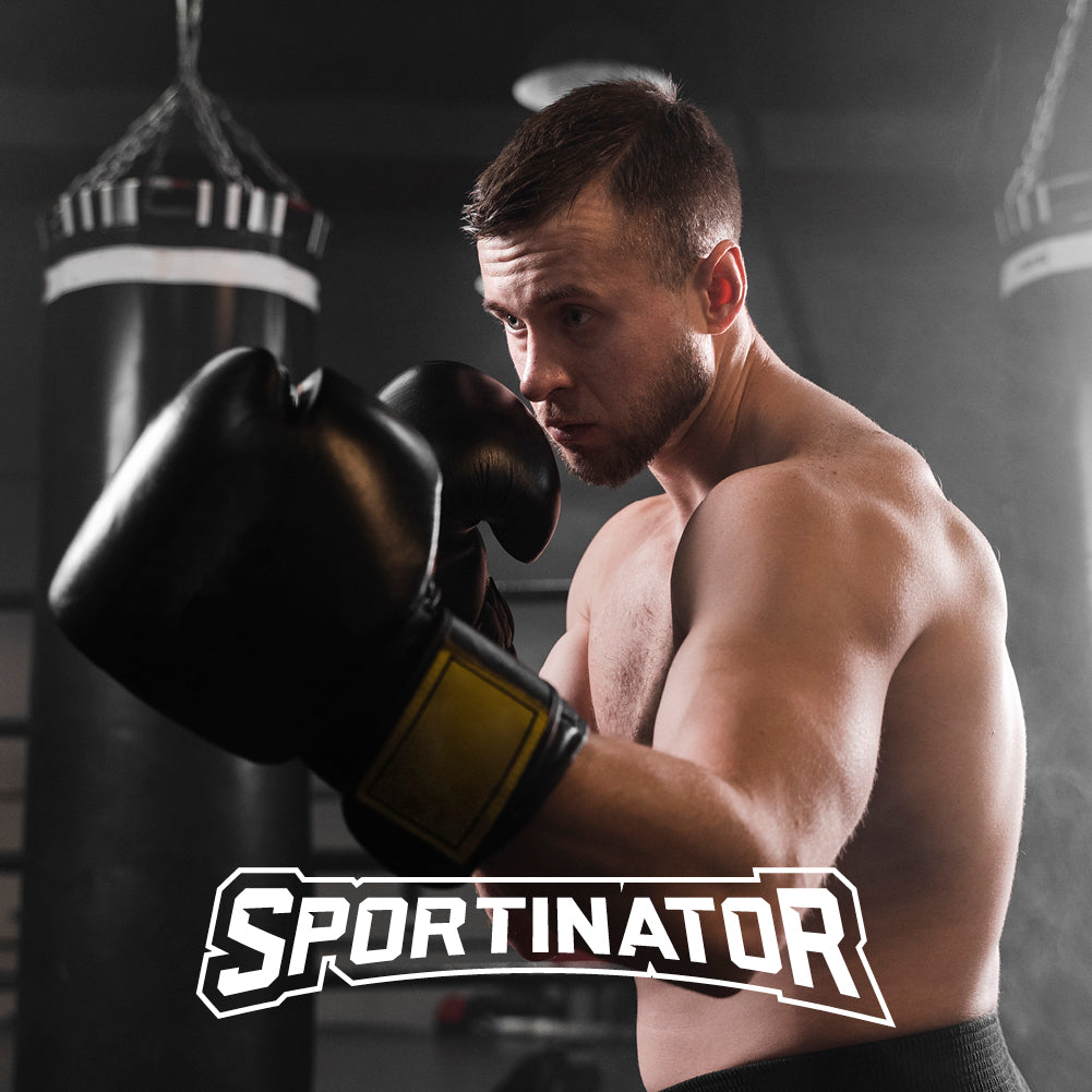 SPORTINATOR Punchingball Boxstand Standbox-Trainer inkl. Boxbirne & Boxhandschuhen grau