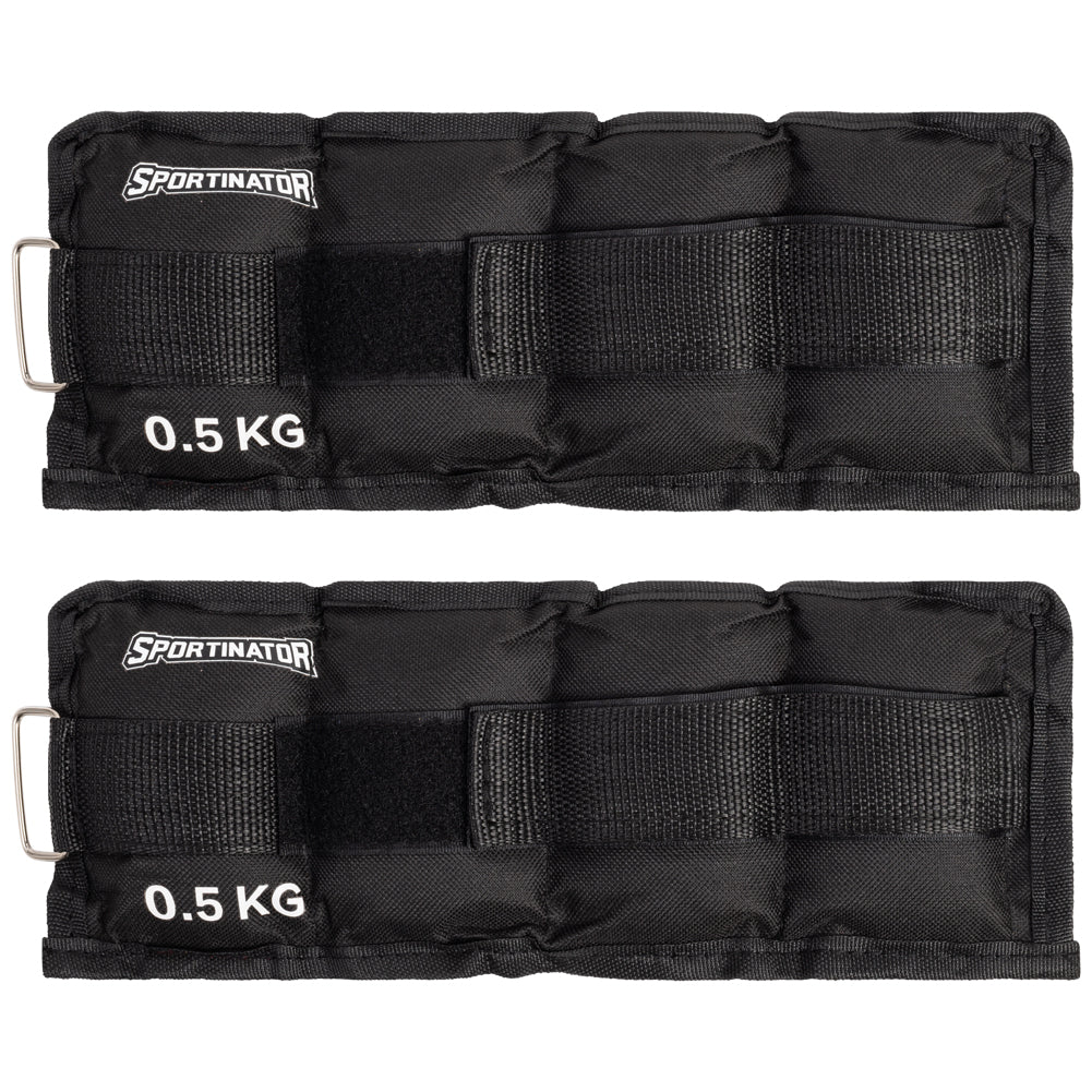 SPORTINATOR Arm- & Bein-Gewichtsmanschetten 0,5 kg 2 Stück