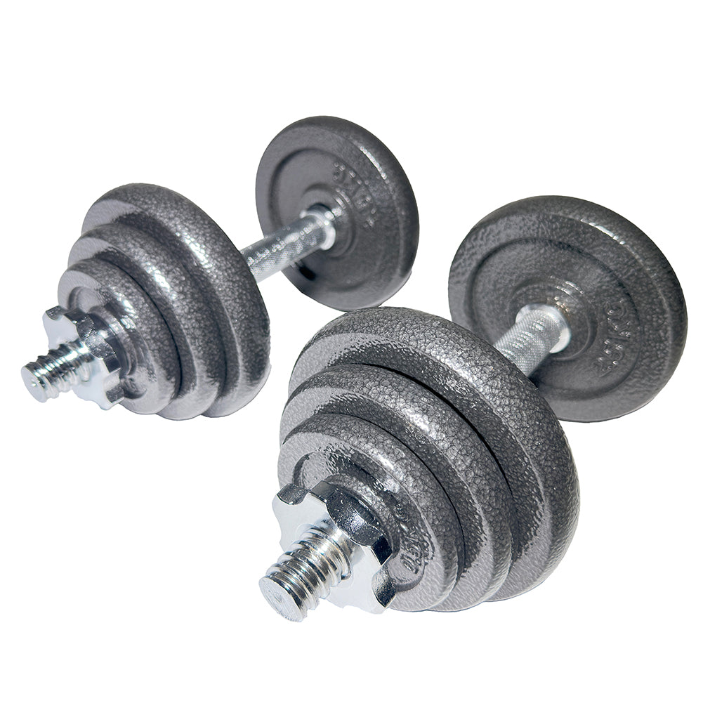 SPORTINATOR "Machine" Kurzhantel Set 20 kg mit Koffer