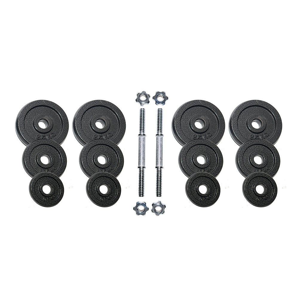 SPORTINATOR "Machine" Kurzhantel Set 20 kg mit Koffer