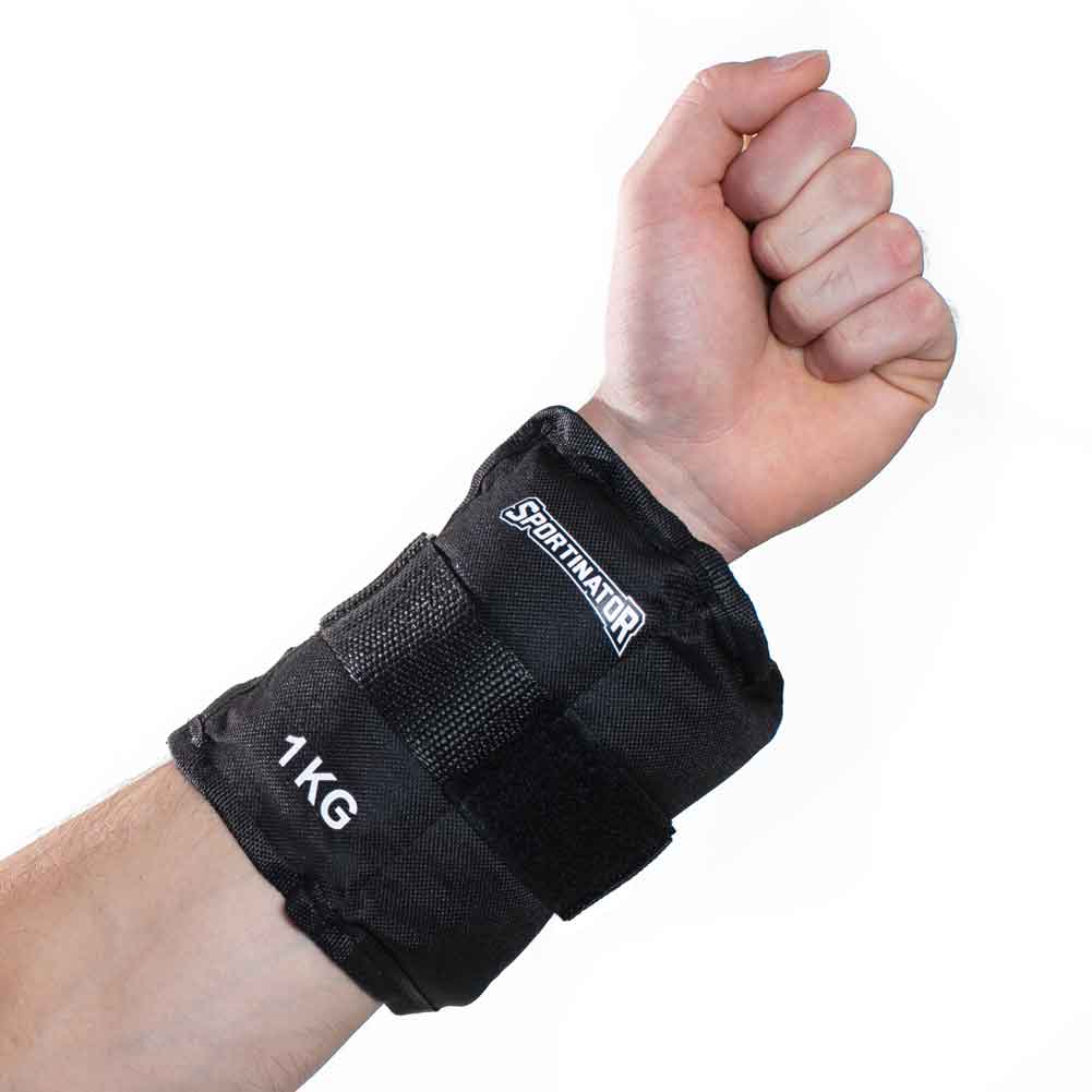 SPORTINATOR Arm- & Bein-Gewichtsmanschetten 1 kg 2 Stück
