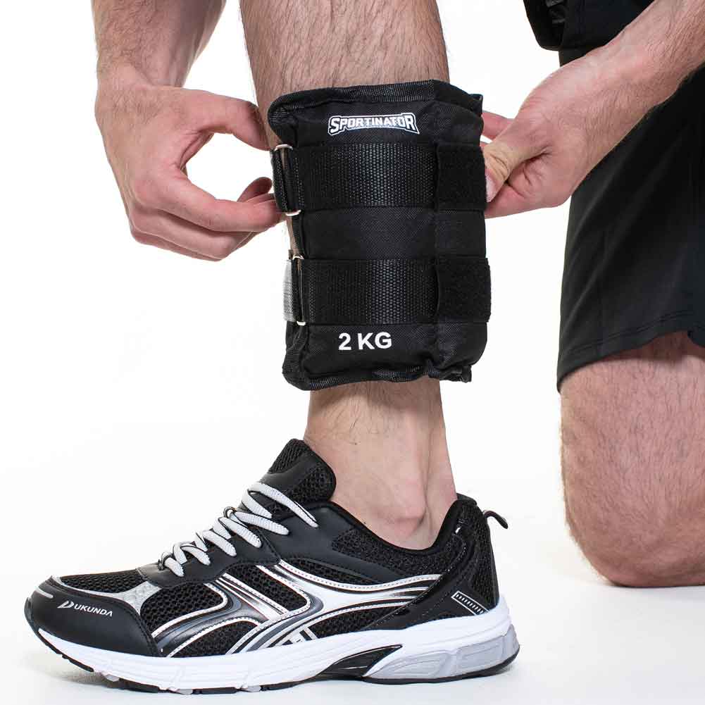 SPORTINATOR Arm- & Bein-Gewichtsmanschetten 2 kg 2 Stück