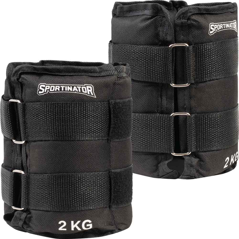SPORTINATOR Arm- & Bein-Gewichtsmanschetten 2 kg 2 Stück