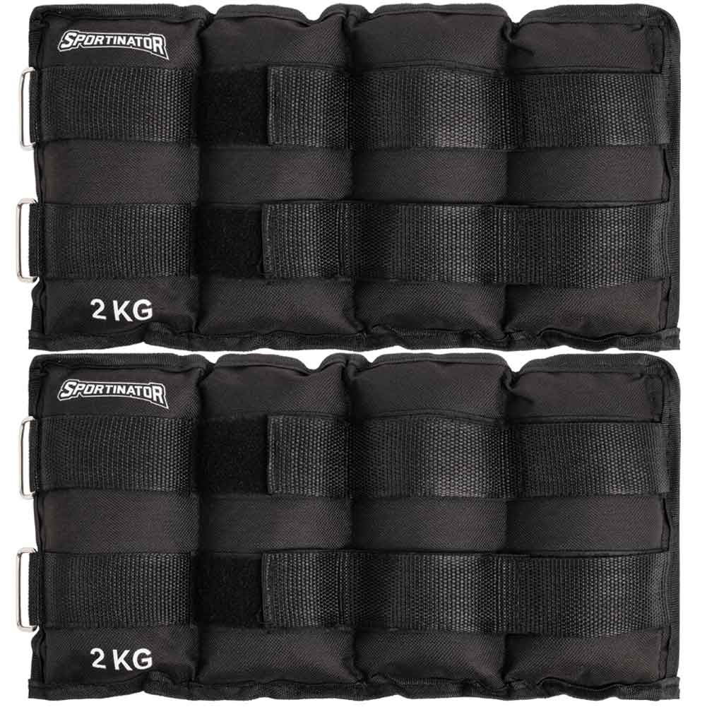 SPORTINATOR Arm- & Bein-Gewichtsmanschetten 2 kg 2 Stück