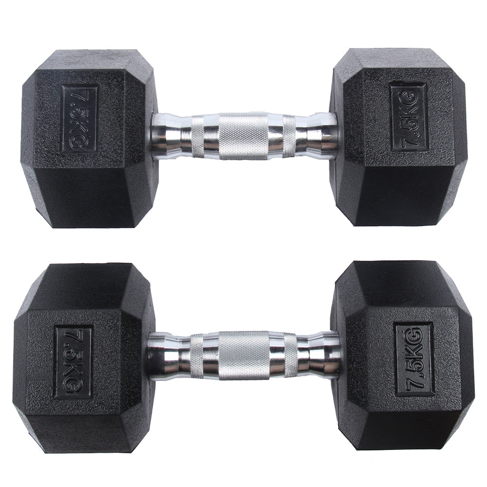 SPORTINATOR 7,5 kg Hexagon Hantel 2er-Set