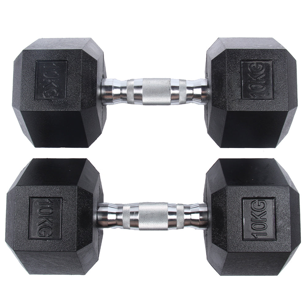 SPORTINATOR 10 kg Hexagon Hantel 2er-Set