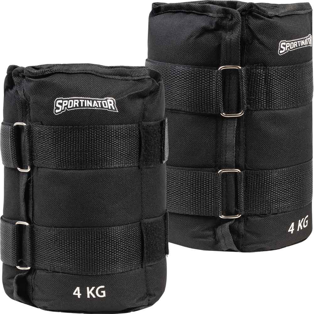 SPORTINATOR Arm- & Bein-Gewichtsmanschetten 4 kg 2 Stück