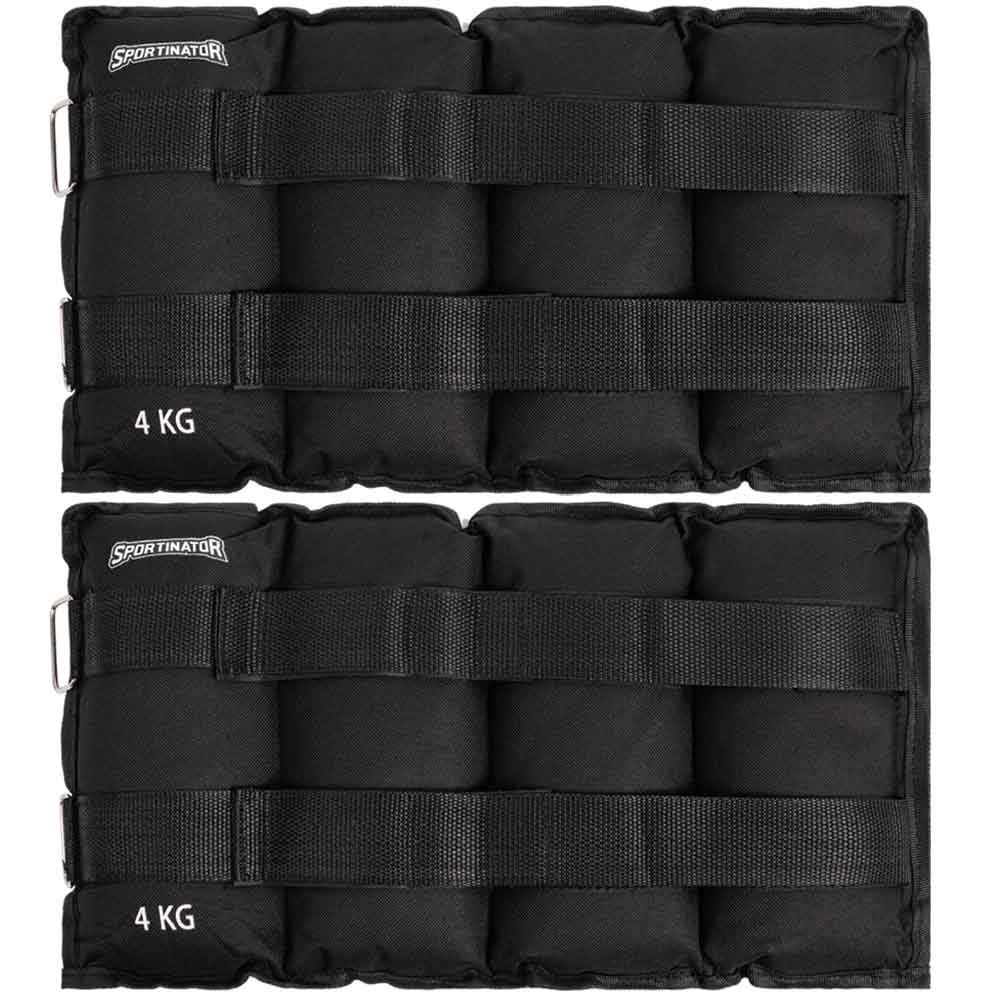SPORTINATOR Arm- & Bein-Gewichtsmanschetten 4 kg 2 Stück