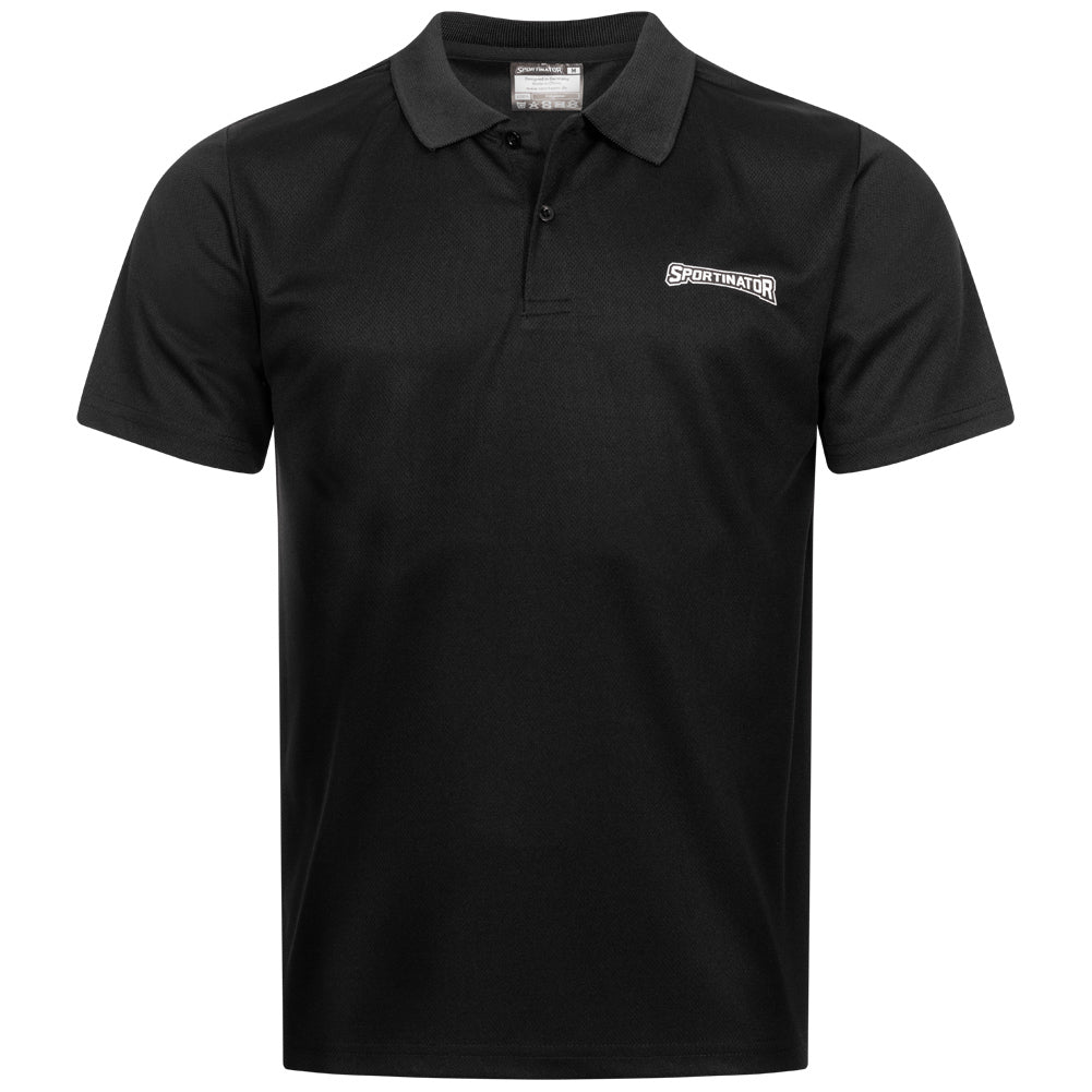 SPORTINATOR Essentials Herren Training Polo-Shirt schwarz