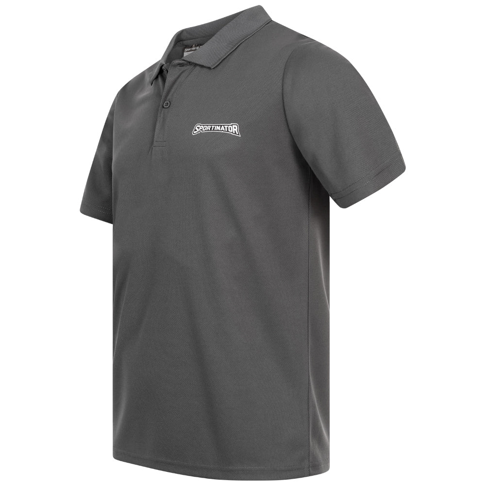 SPORTINATOR Essentials Herren Training Polo-Shirt grau