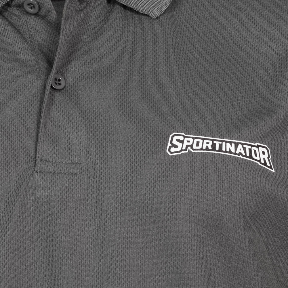 SPORTINATOR Essentials Herren Training Polo-Shirt grau