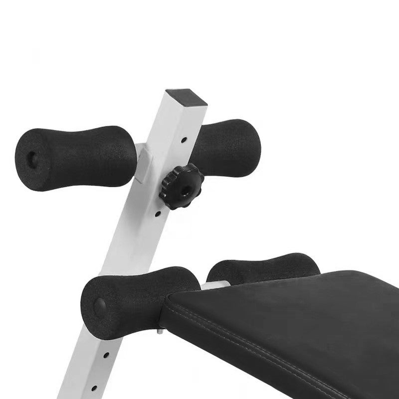 SPORTINATOR Sit Up verstellbare Trainings Hantelbank grau