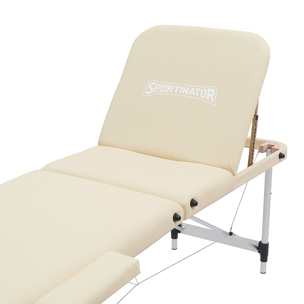SPORTINATOR Premium 3 Zonen Massageliege beige