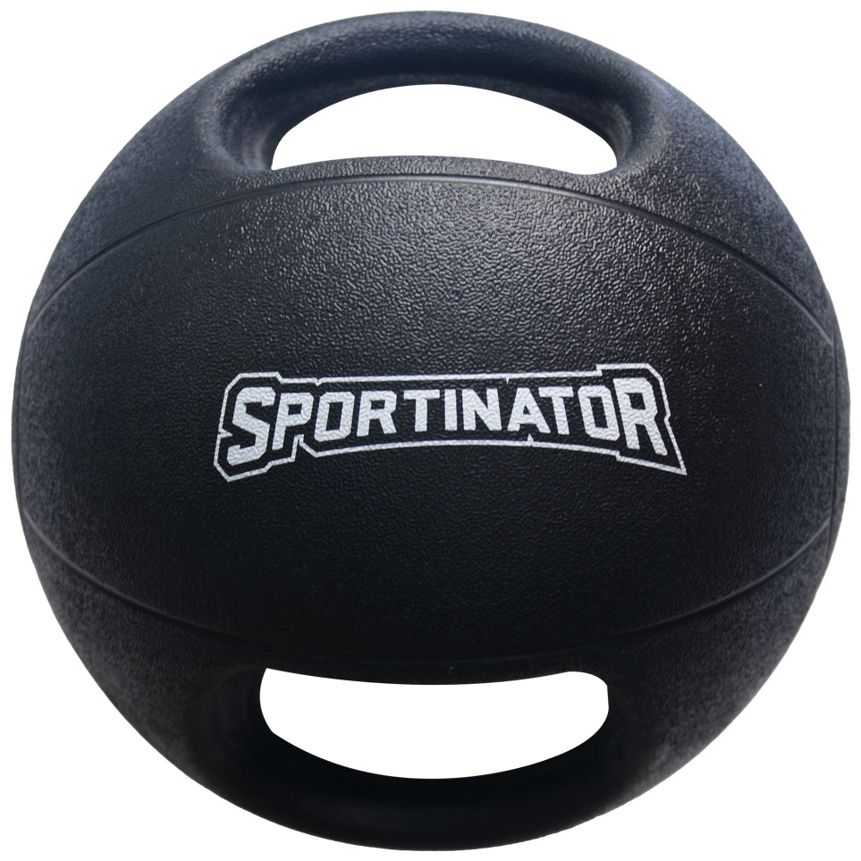 SPORTINATOR Premium Medizinball mit Griffe 3kg