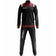 Zeus Tuta Relax Vesuvio Herren Trainingsanzug Schwarz Dunkelrot – 2XS 134-140