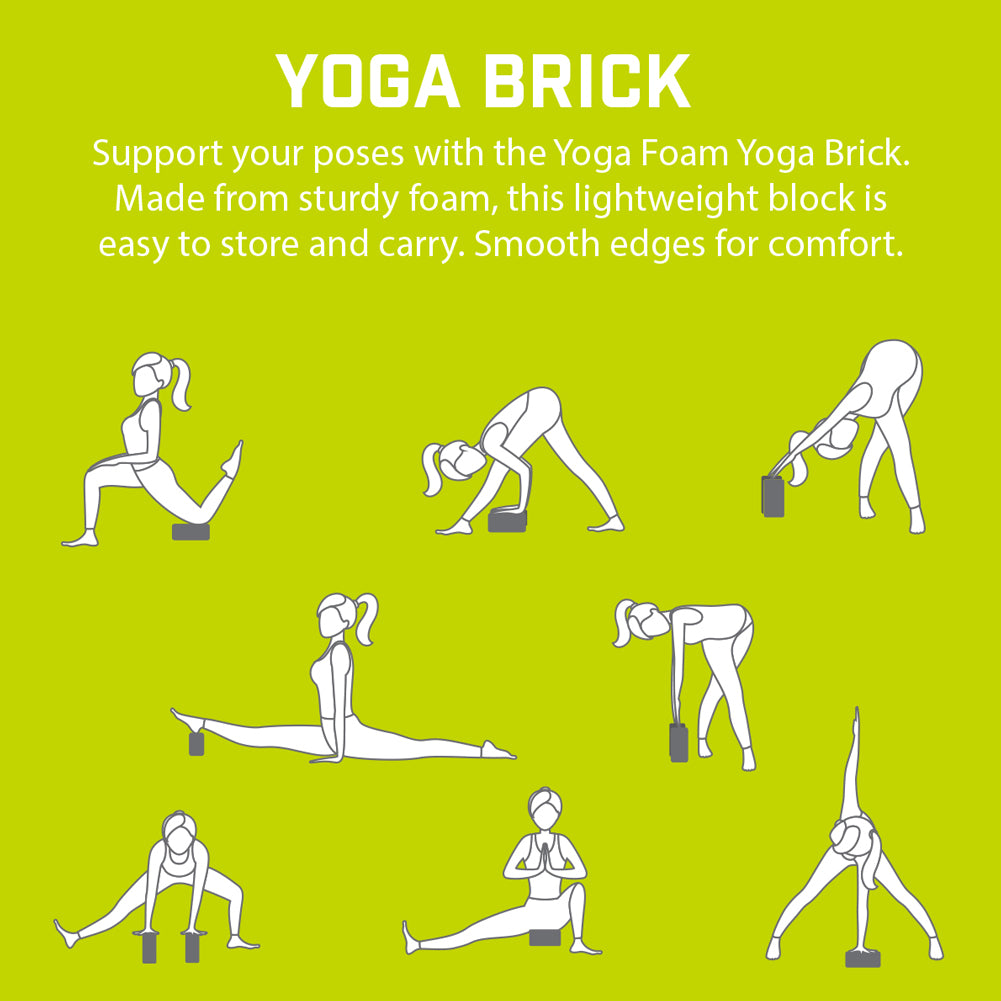 Urban Fitness Marbled Yoga Block UFM205