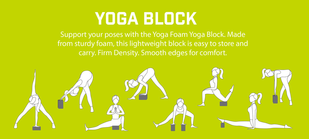 Urban Fitness Marbled Yoga Block UFM207