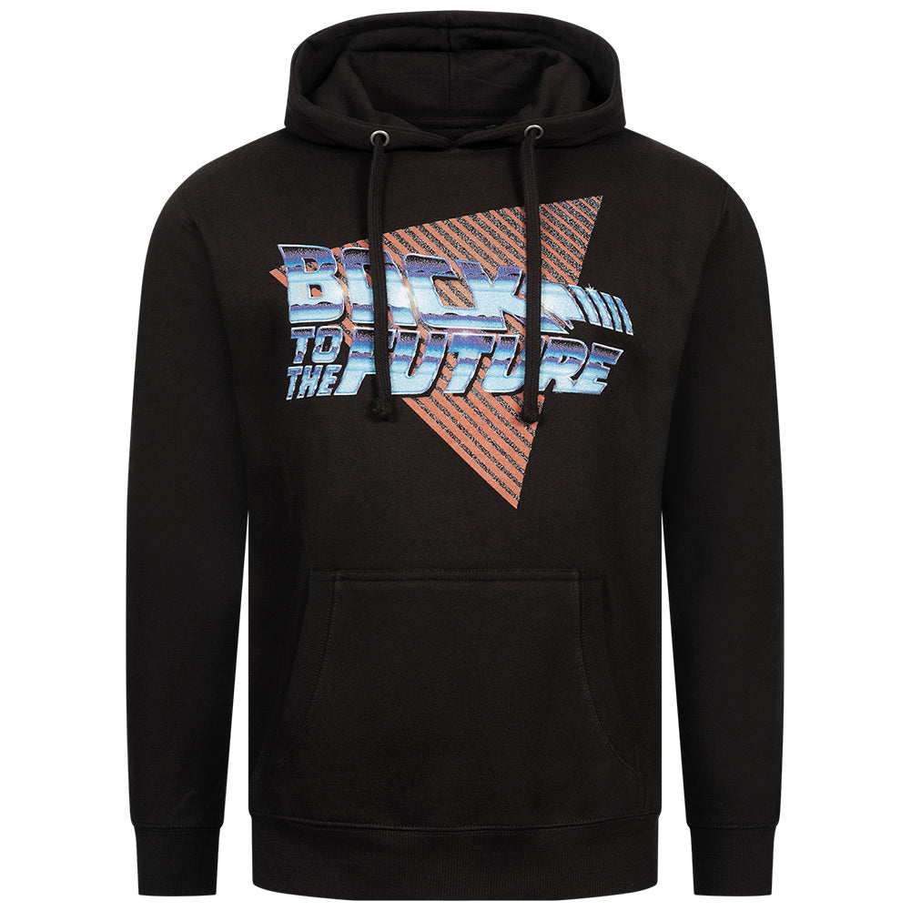 Zurück in die Zukunft Chrome Logo Herren Hoodie UNMHS070BLK