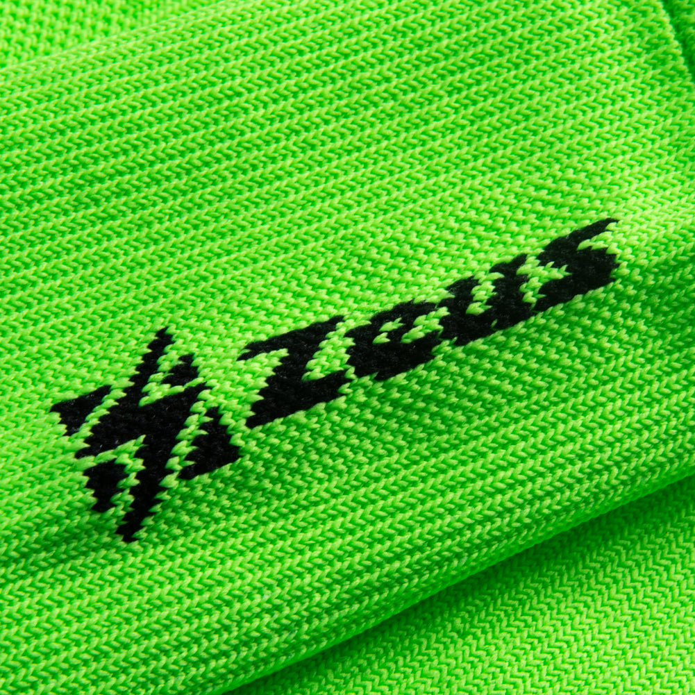 Zeus Kompression Armsleeves Strick Ellbogenbandage neongrün