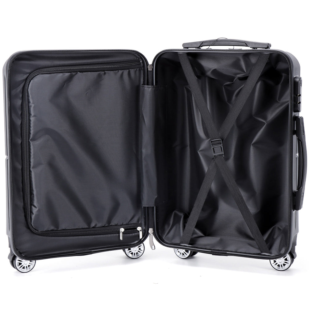VERTICAL STUDIO "Silkström" 20" Handgepäck Koffer schwarz inkl. GRATIS Koffergurt