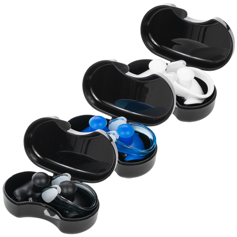 SYOSIN Erwachsene Schwimmsport Nasenklammern Ohrstöpsel 3er-Pack X001DQFBZH